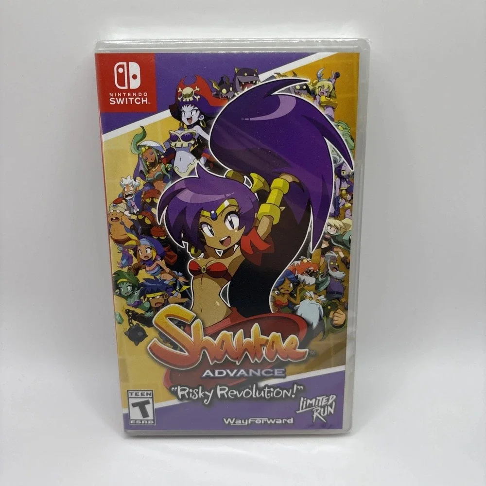 Shantae Advance Risky Revolution Nintendo Switch Limited Run Games #290 New Seal